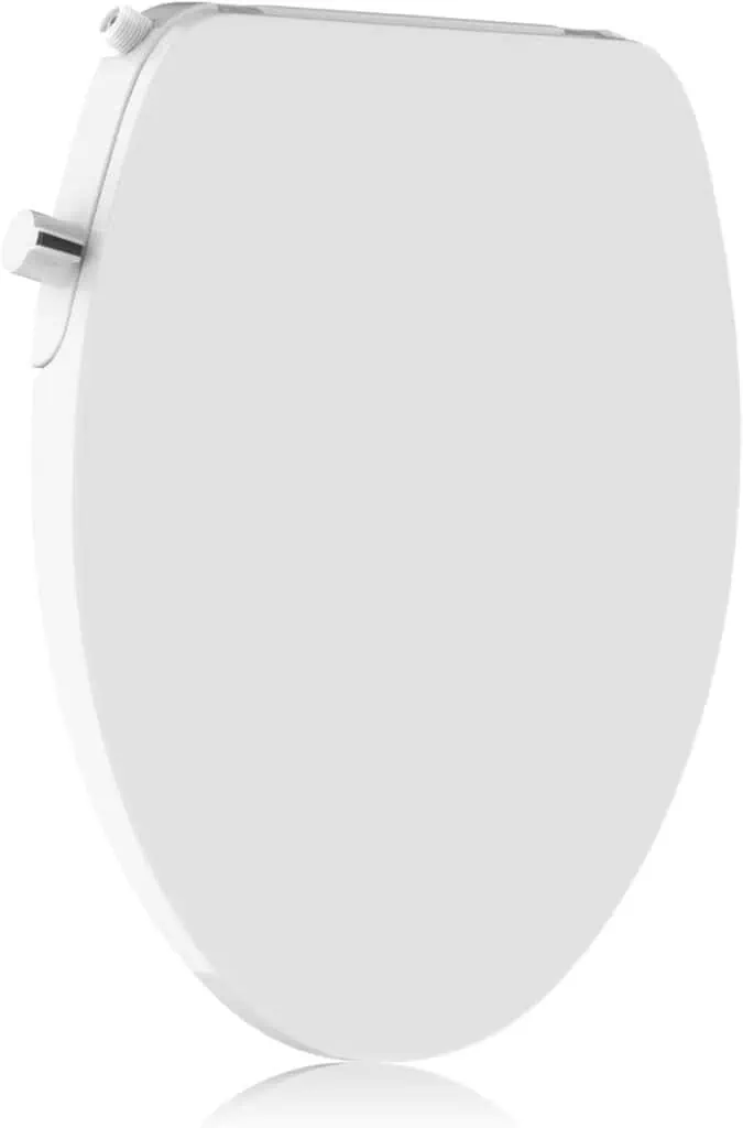 Homfan Premium Bidet, Premium Non-Electric Elongated Bidet Toilet Seats with Dual Nozzle, Easy to Install and Use, Perfect for Personal Hygiene and Comfort(Fits Elongated Toilets, White)