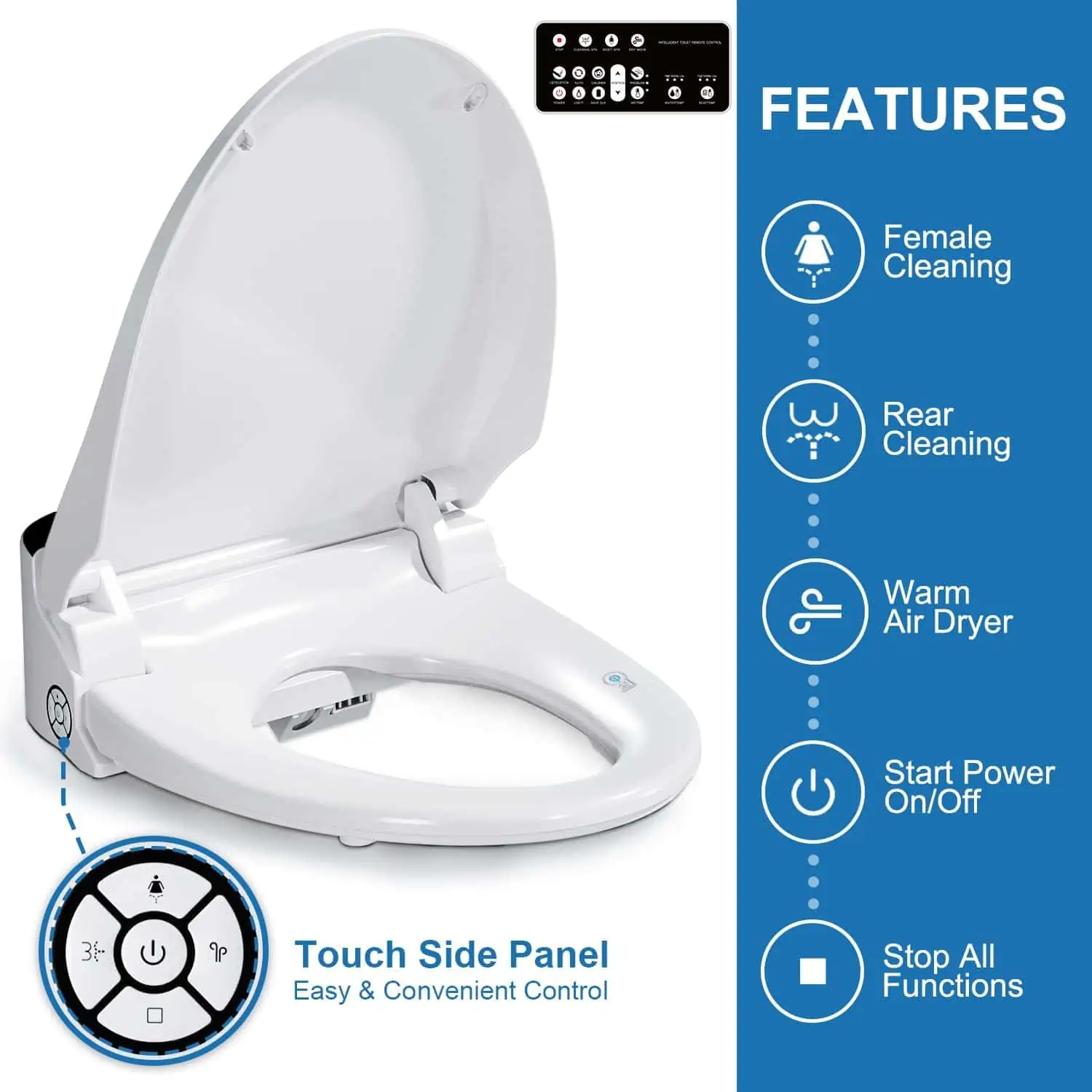 combier cma102s b electric bidet smart toilet seat review