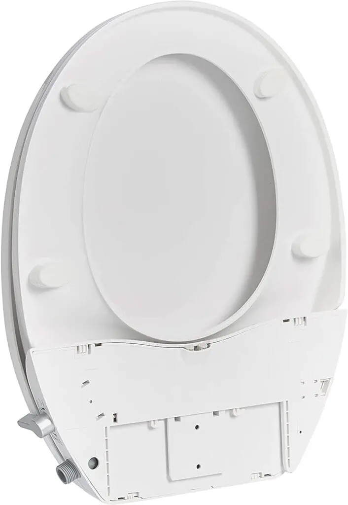 Hausen Non-Electric Bidet Toilet Seat, Round, White