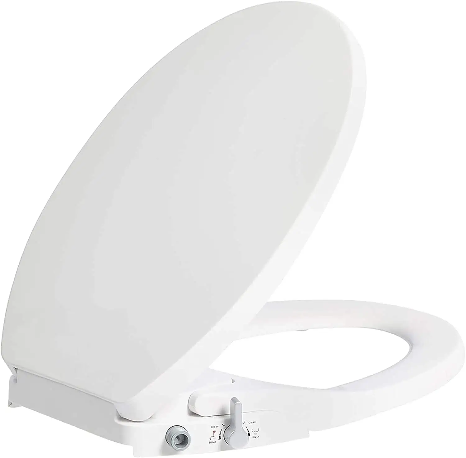 hausen non electric bidet toilet seat round white