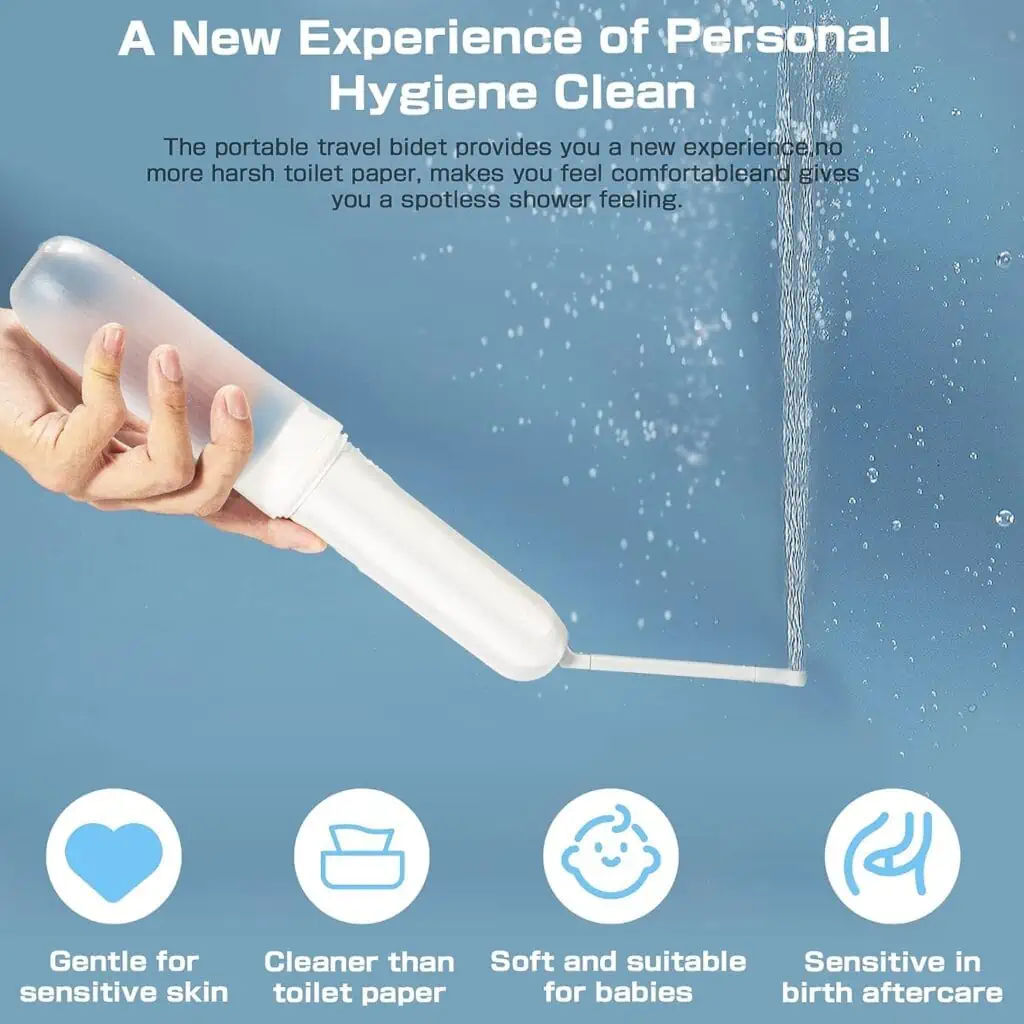 Portable Bidet for Travel Bidet Sprayer for Toilet Electric Portable Bidet for Travel Bidet Portable Bidet for Women, Bidet Handheld Bidet Sprayer, Portable Bidet for Men