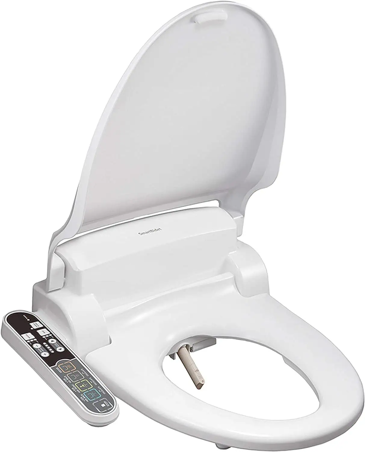 smartbidet sb 2000 electric bidet seat for round toilets electronic heated toilet seat with warm air dryer and temperatu