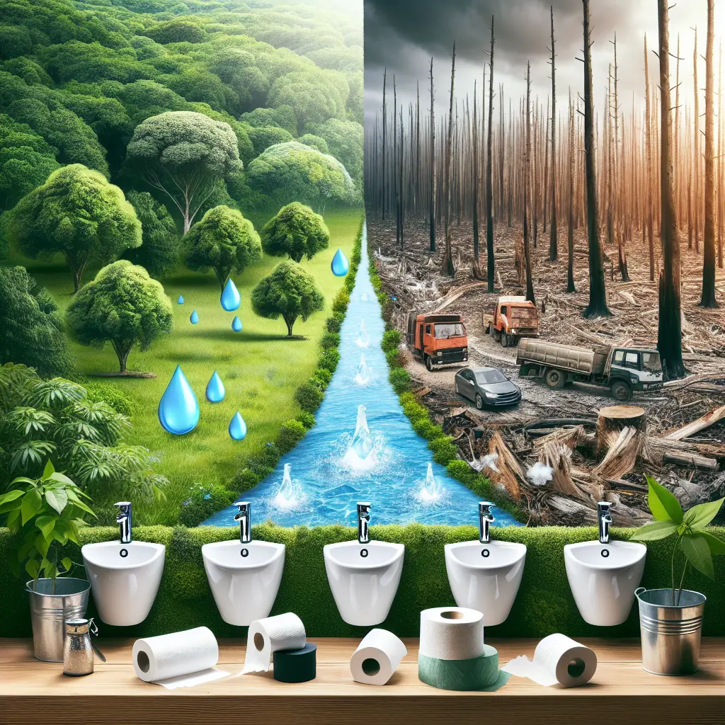 What Are The Environmental Impacts Of Using A Bidet Versus Traditional Toilet Paper?